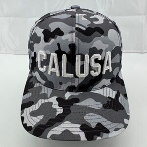 G/FORE Calusa Golf Hat Mens OSFA Grey Camo Snapback Adjustable‎ Cap